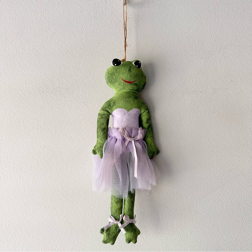 Handmade Frog Ornament